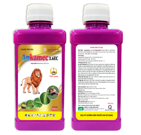 Ankamec 3.6EC 450ml – Nước trong – Hình Sư tử