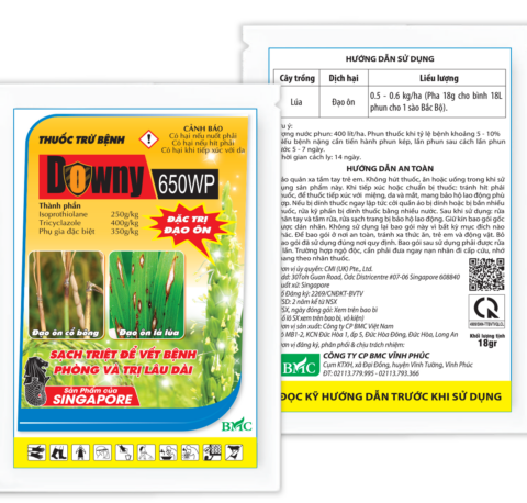 Downy 650WP 18gr – sạch triệt để vết bệnh