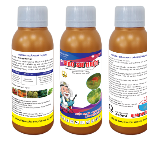 Abinsec 1.8EC Nhện – 240ml hiệu Giáo sư nhện