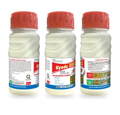 Kyodo 25SC – 240ml – Hình Nhện vằn đỏ
